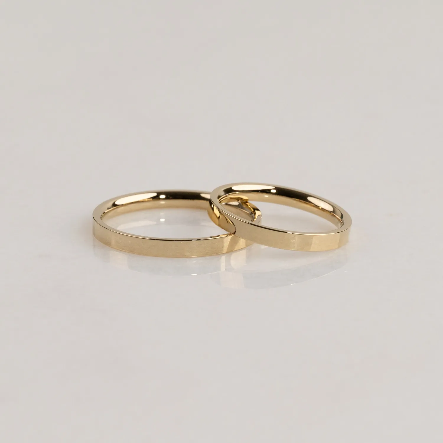 Sisi Copenhagen Flat Comfort vielsesring guld 2,5 mm 14 kt