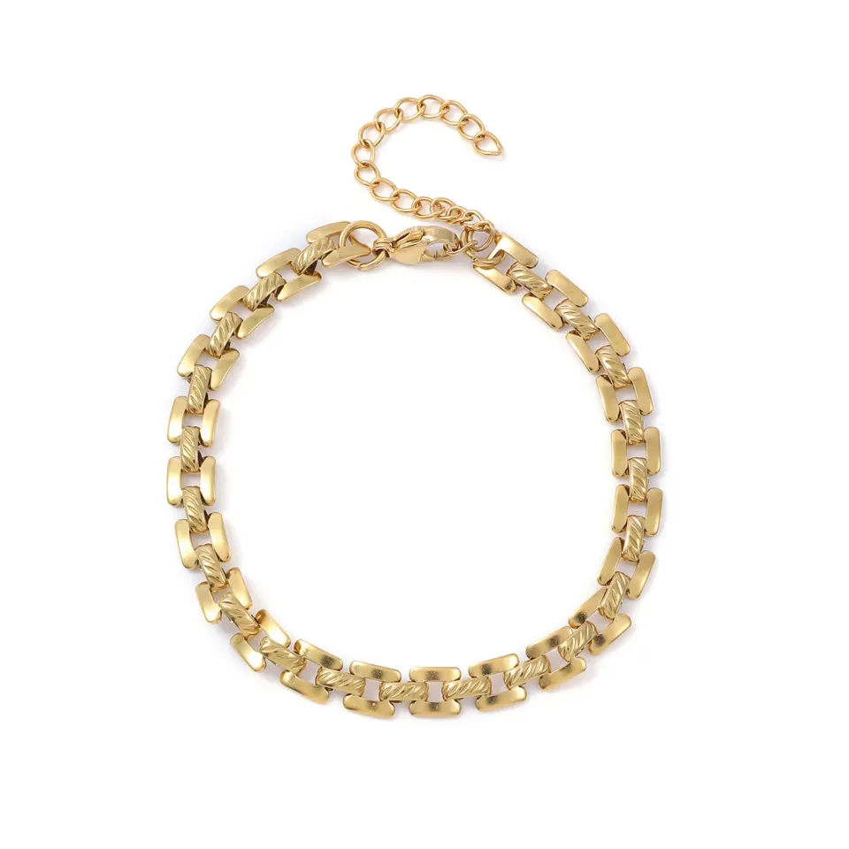 TIMI OF SWEDEN Olivia Bismarck armbånd 16 cm sølv
