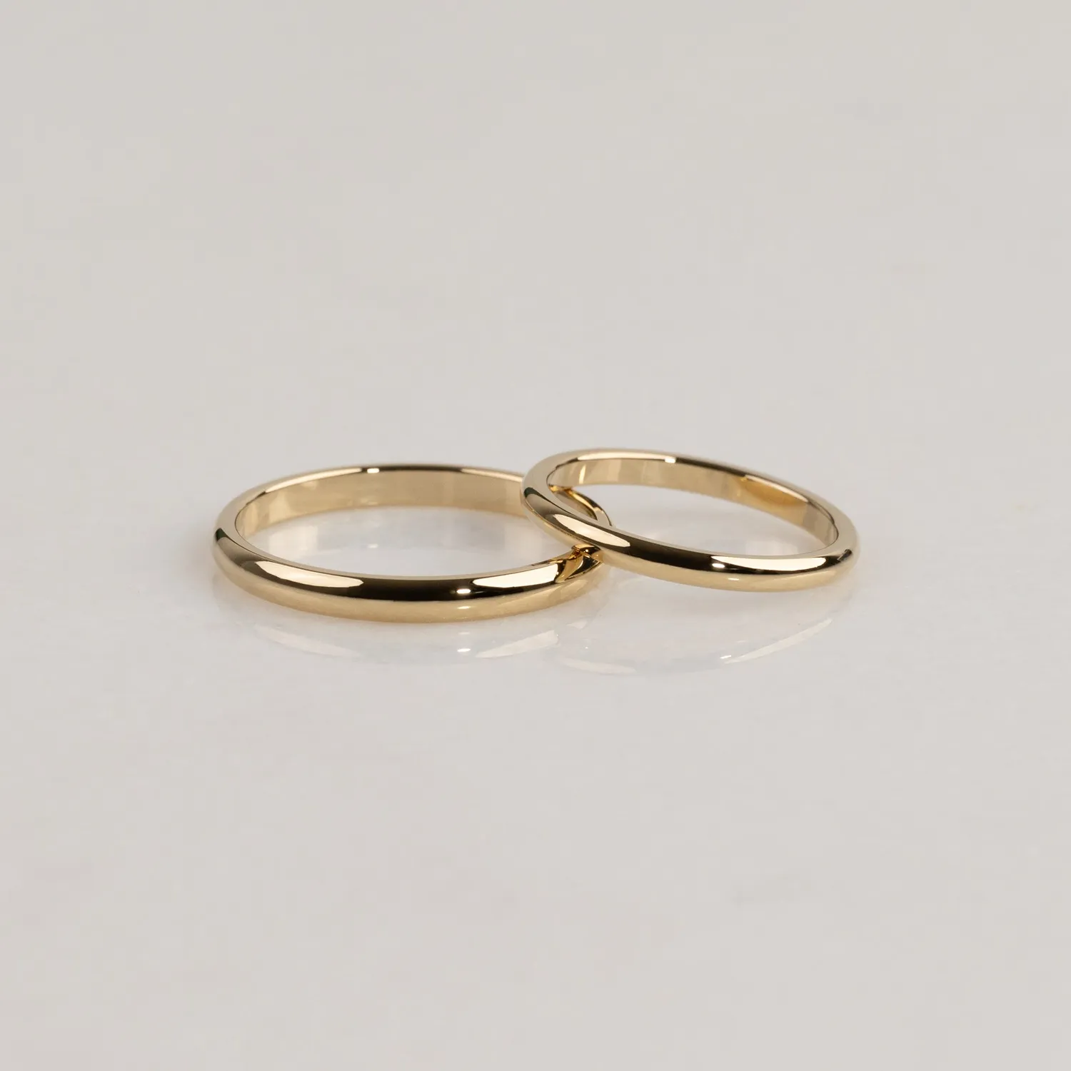 Sisi Copenhagen Classic vielsesring guld 2,5 mm D-profil