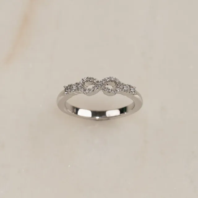 Sisi Copenhagen Infinity Diamond ring hvidguld 0,39 ct