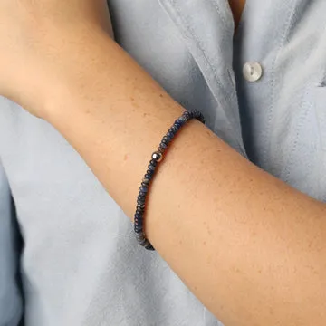 TIMI OF SWEDEN Ghada stenarmbånd elastik natursten