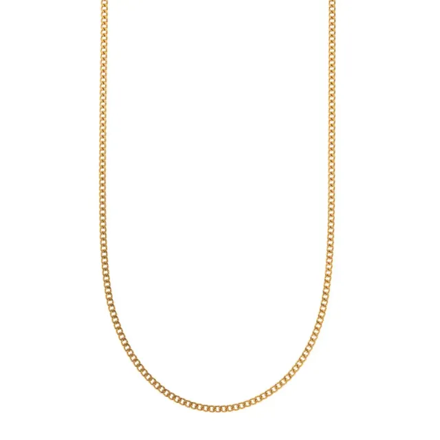 TIMI OF SWEDEN Sam Basic Fine Chain halskæde guld 45 cm