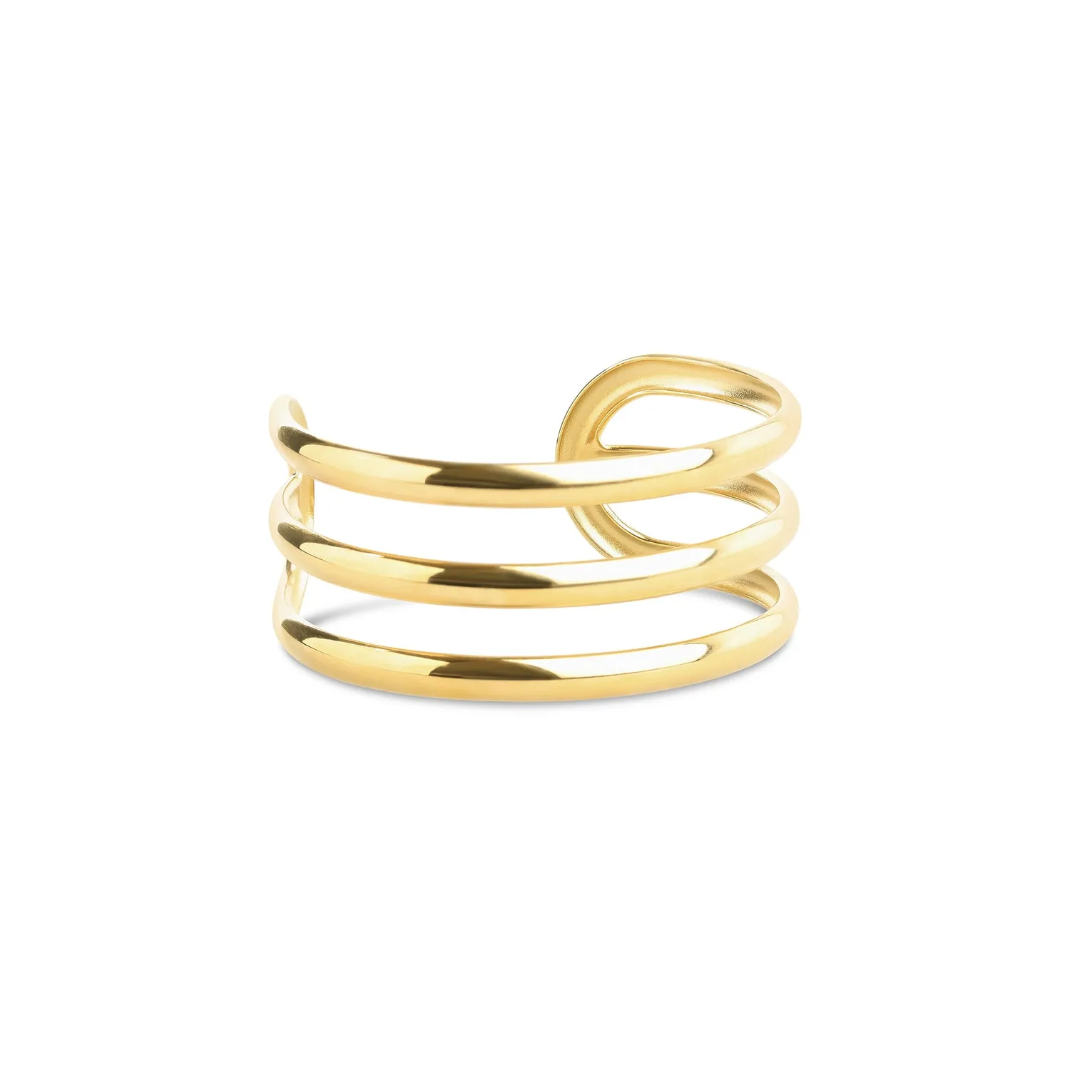 TIMI OF SWEDEN Norma trippel armbånd guld rustfrit stål