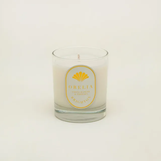Orelia French Pear Freesia duftlys sojavoks