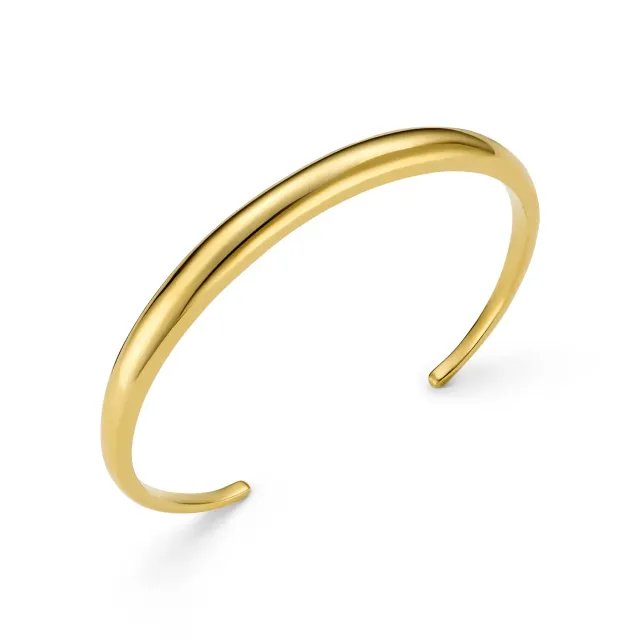 Orelia LUXE Domed armbånd bangle guld vandtæt