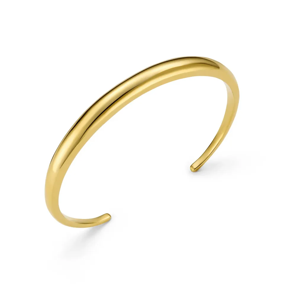 Orelia LUXE Domed armbånd bangle guld vandtæt