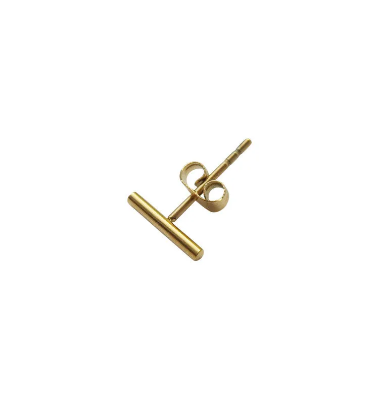 WOS UP Little Lies single stud øreringe guld 1 cm