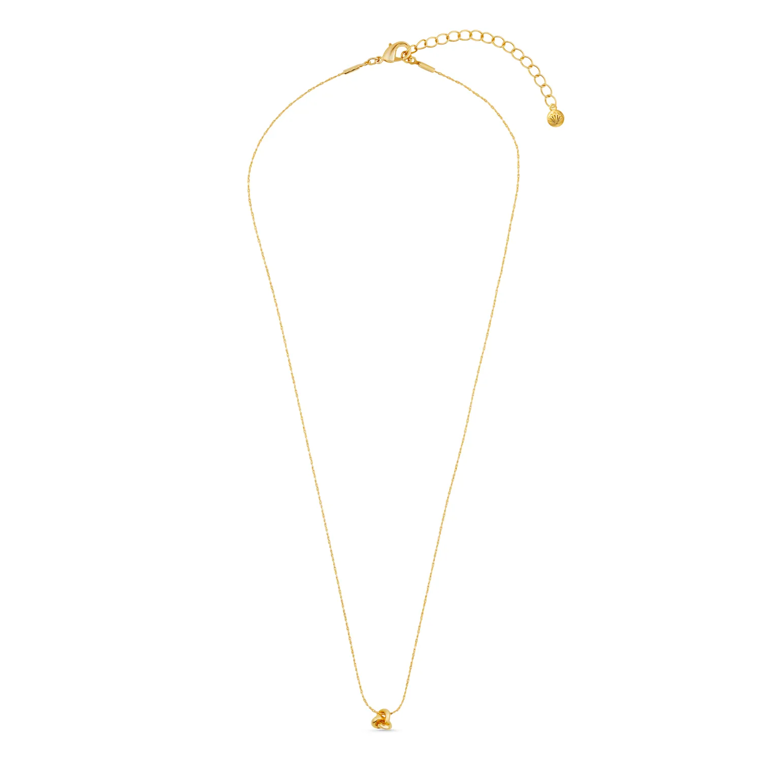 Orelia Mini Knot Fine Collar halskæde guld