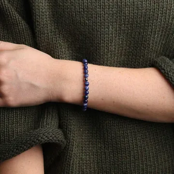 TIMI OF SWEDEN Erika stenarmbånd rustfrit stål sølv