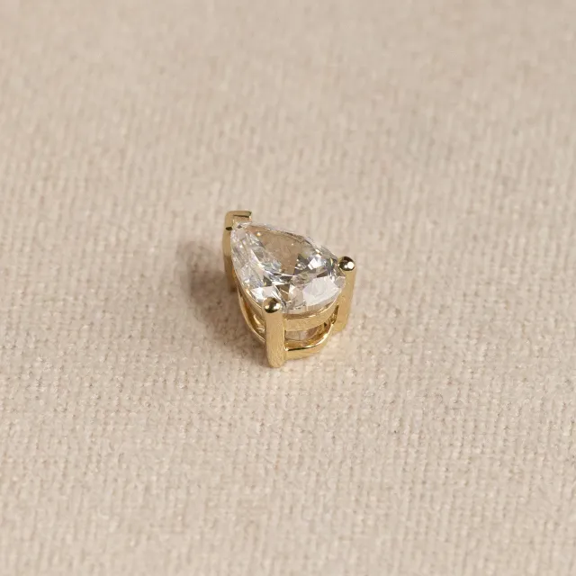 Sisi Copenhagen Pear-cut diamantvedhæng guld 0,65ct