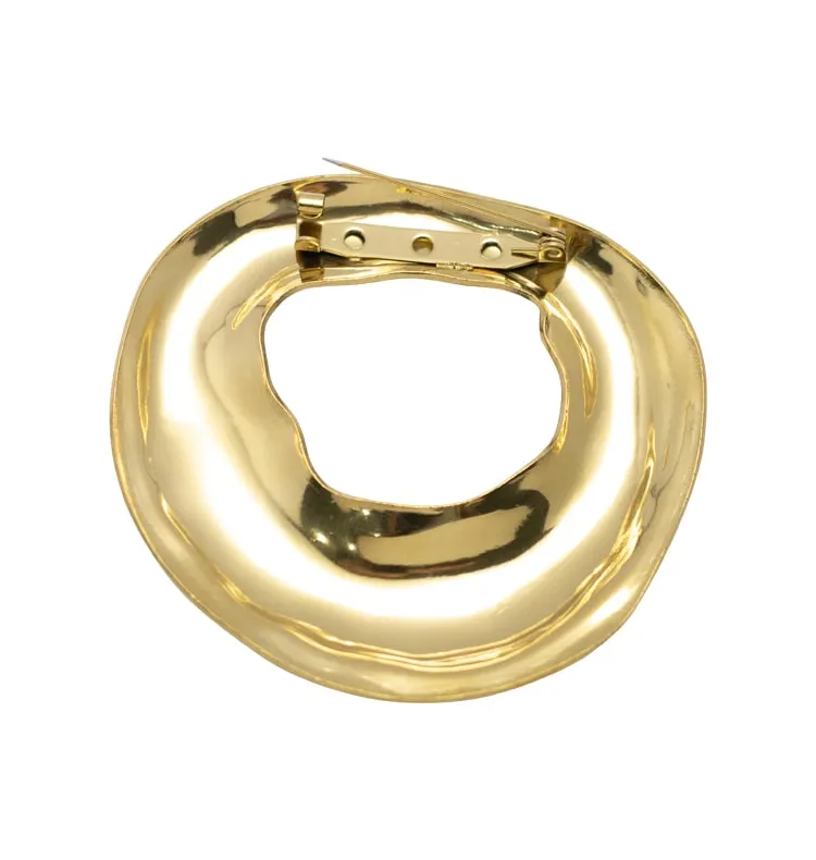 Wos Elin broche guld stor 6,7 cm