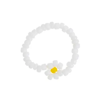 Timi of Sweden Lisa flower bead ring justerbar