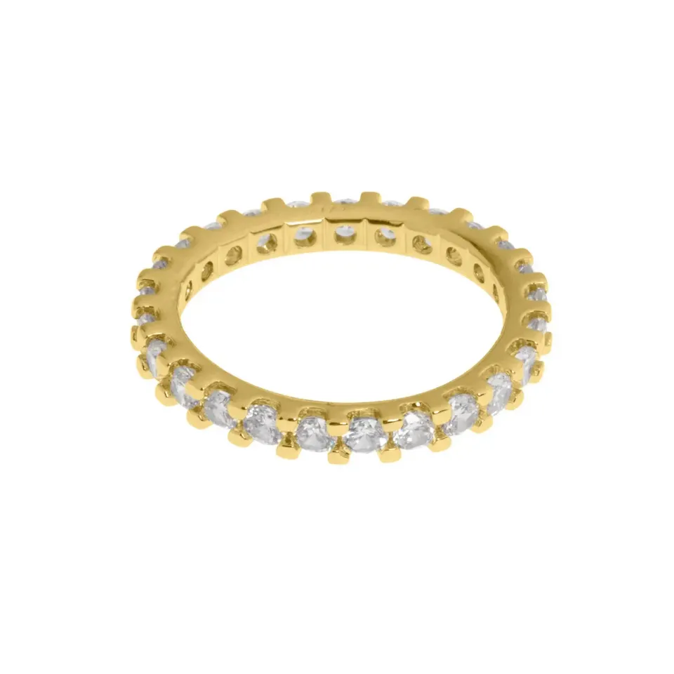 TIMI OF SWEDEN Daria ring guld str. 17 krystal