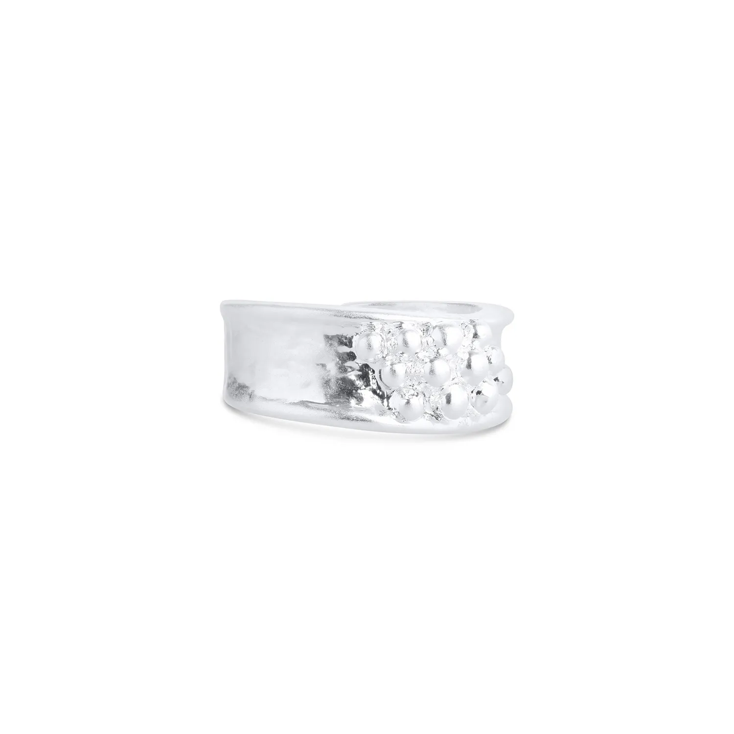 TIMI OF SWEDEN Iben statement ring justerbar sølv