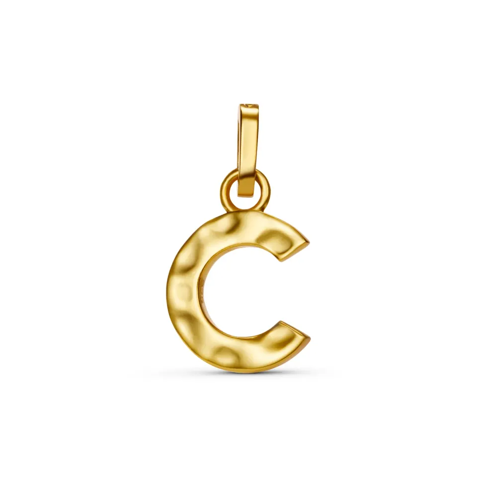 Orelia LUXE C Charm vedhæng forgyldt