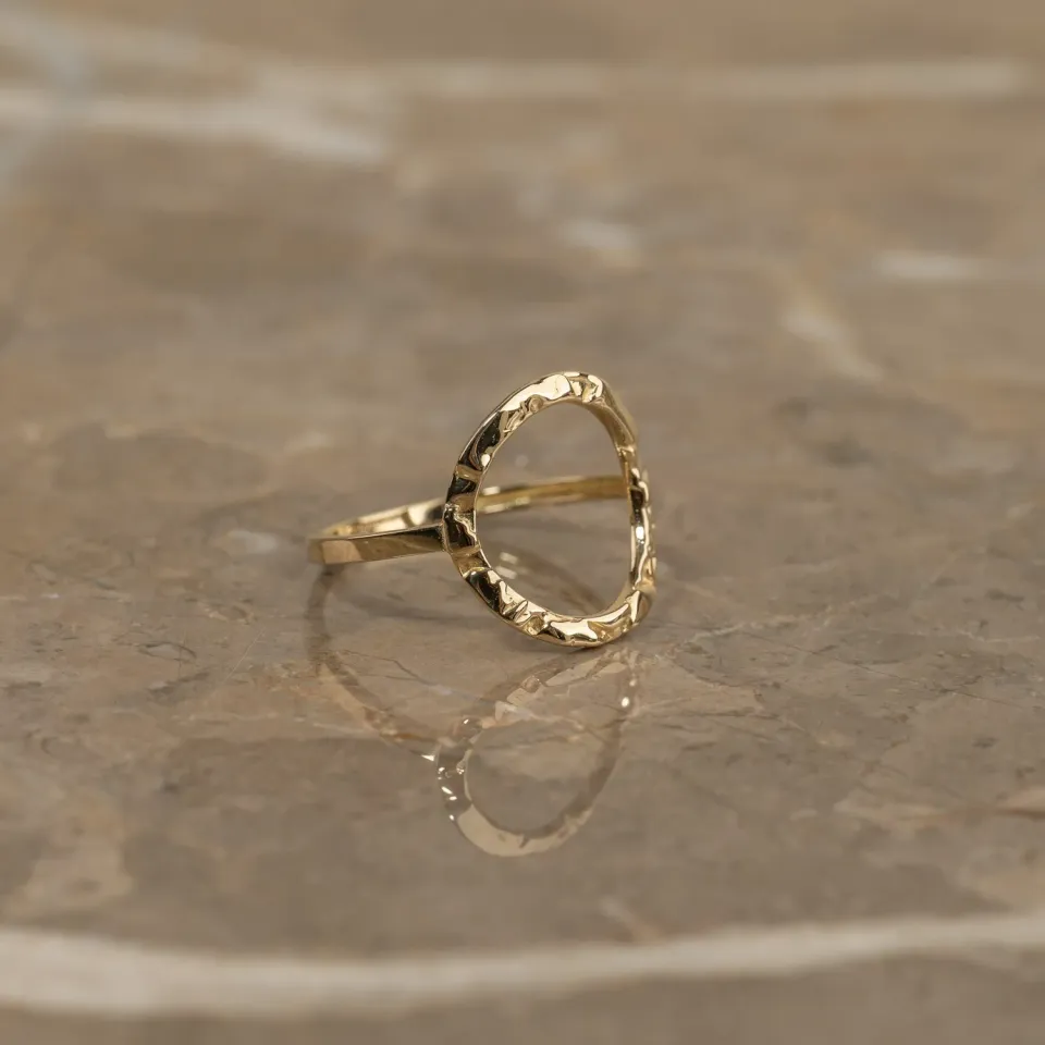 Sisi Copenhagen Sierra ring massivt guld 9 kt