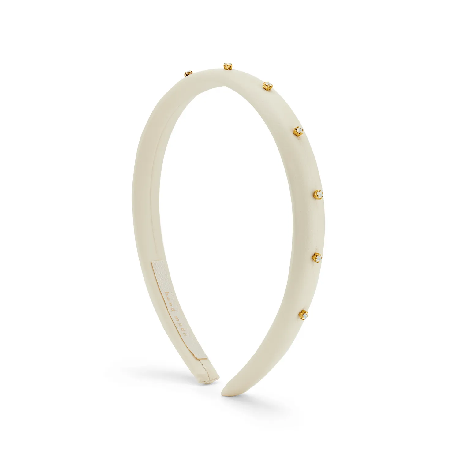 Orelia Opal Studded hårbøjle creme perle