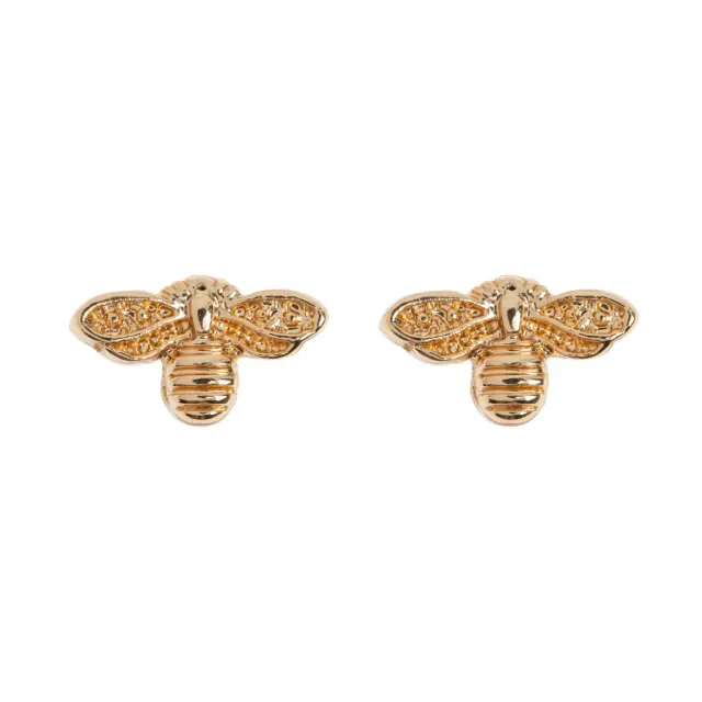 TIMI OF SWEDEN Beatrice Bee stud øreringe guld 8 mm