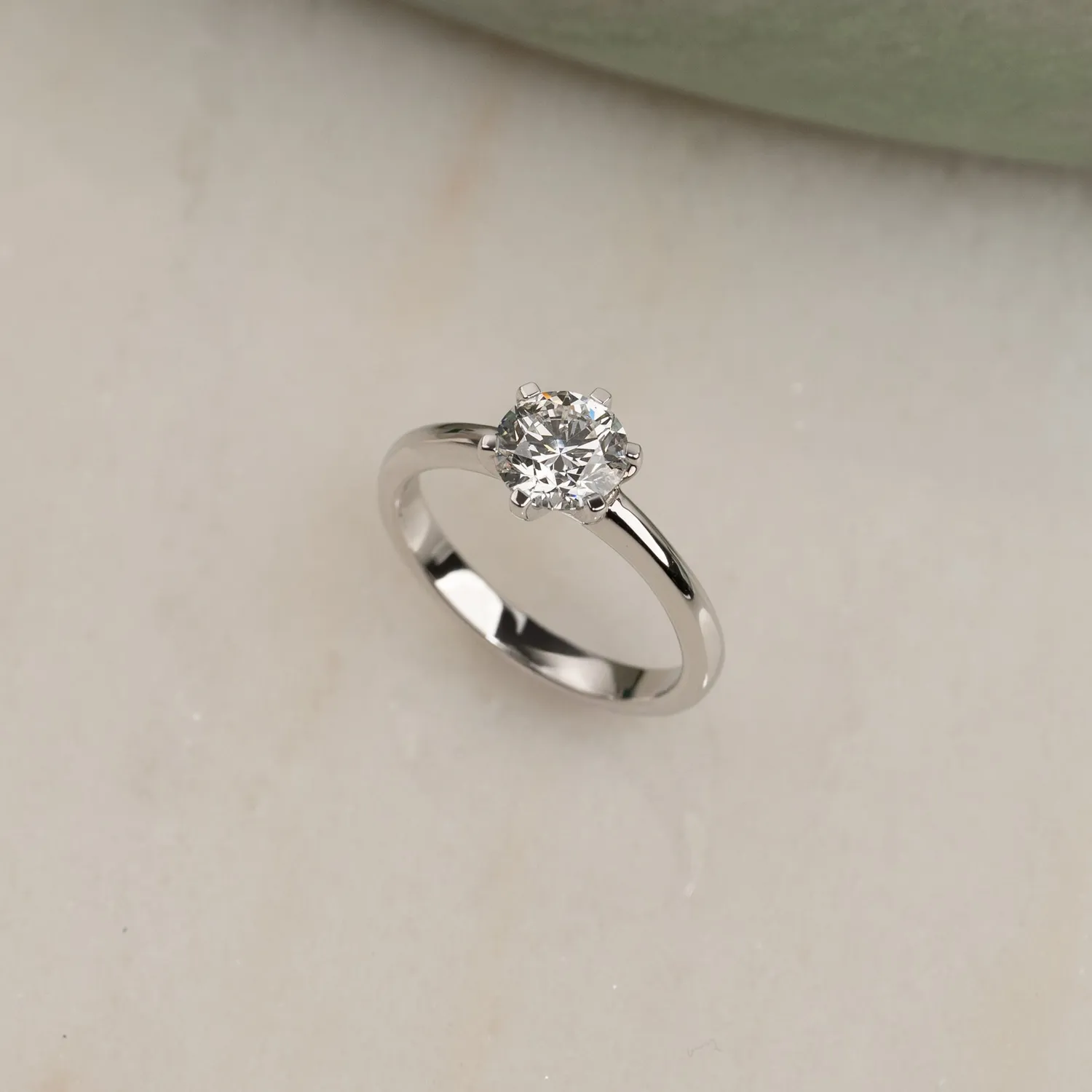 Sisi Copenhagen Classic Solitaire diamantring guld 0,5 ct