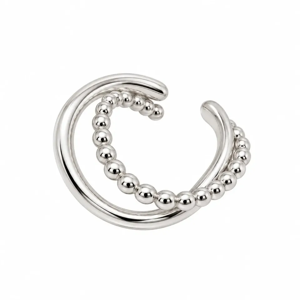 Wos Cuddle Cuff earcuff sølv 2,1 cm