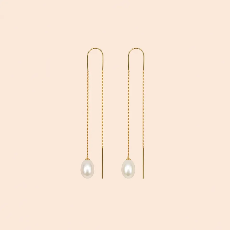 Lulo Jewelry Stine øreringe 18K forgyldt