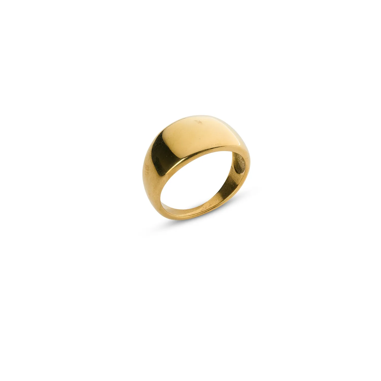 TIMI OF SWEDEN Venus Dome Chunky ring guld rustfrit stål
