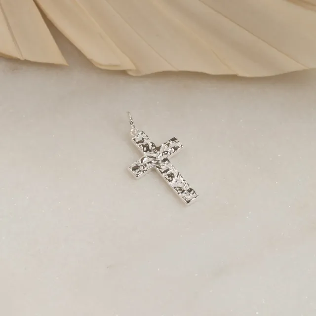 Sisi Copenhagen Elma Cross vedhæng sterlingsølv 20 mm