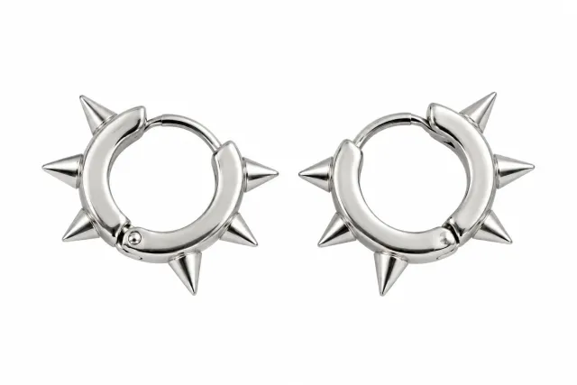Wos Kai Tag Mini creoler sølv 1,5 cm