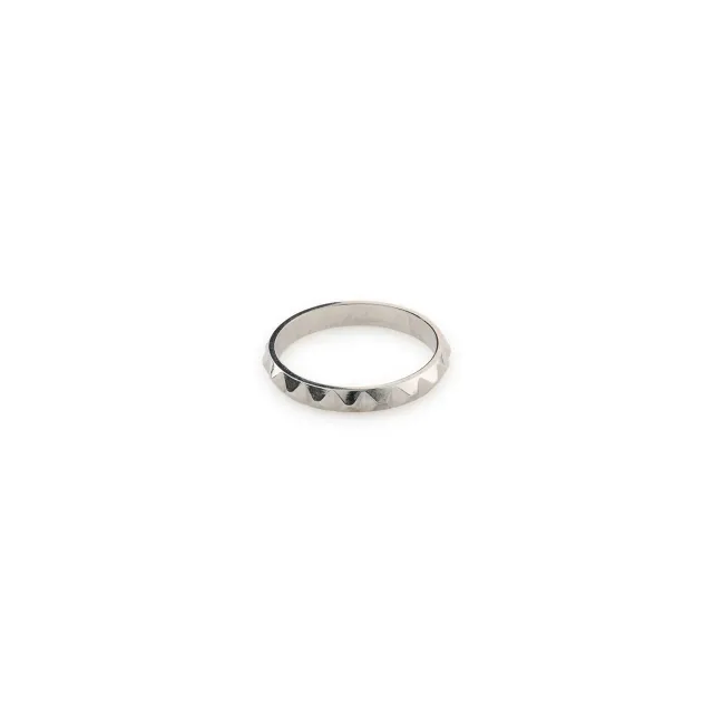 TIMI OF SWEDEN Vide spike ring sølv vandtæt