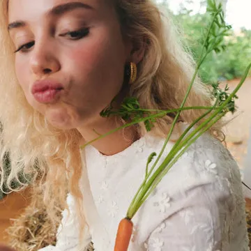 TIMI OF SWEDEN Arlo hoops øreringe forgyldt chunky ribbet