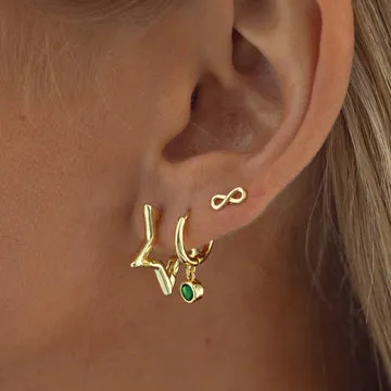 TIMI OF SWEDEN Noa ørestikker infinity 4x8 mm par
