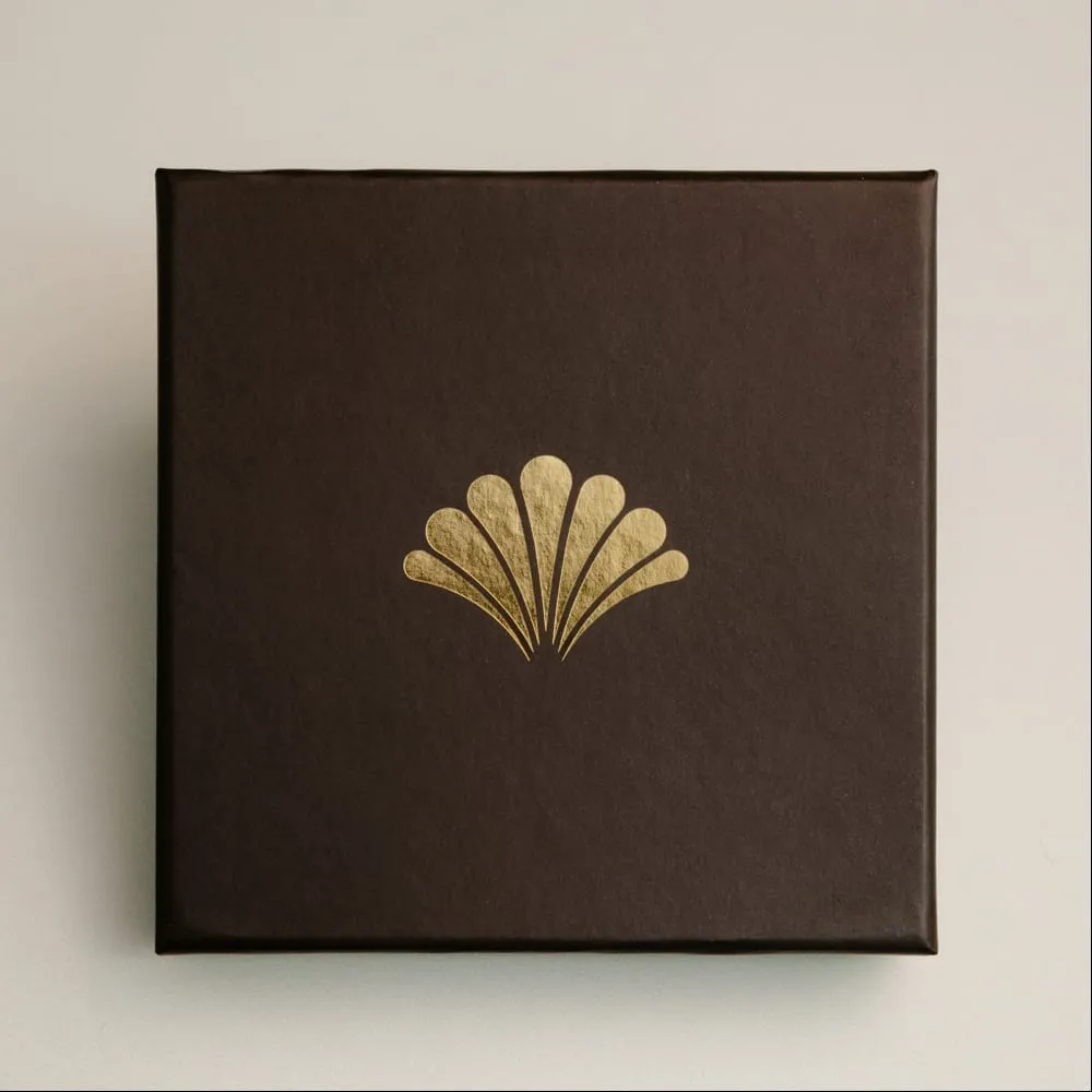 Orelia LUXE Heart Pavé ear stacking sæt guld 6 stk