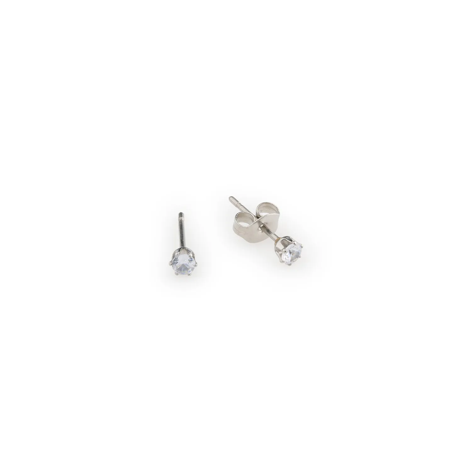 TIMI OF SWEDEN Anais stud øreringe 3 mm krystal stål
