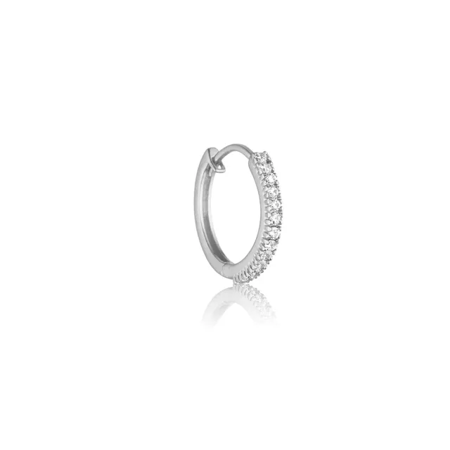 Bykjaergaard Individual Hoops sølv zirkonia 15 mm