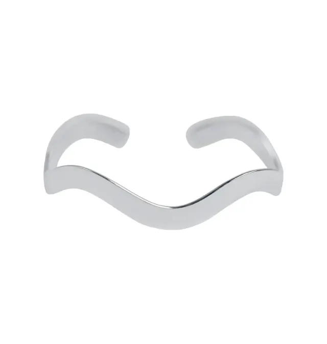 WOS UP Max armbånd sølv 925 cuff 6,8 cm
