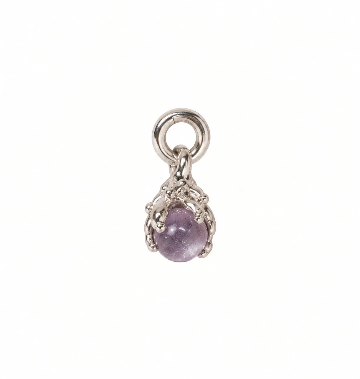 Wos Bedazzled charm sølv månedssten
