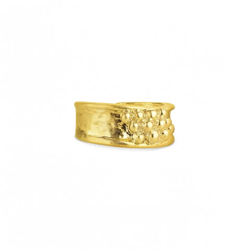 TIMI OF SWEDEN Iben statement ring justerbar sølv