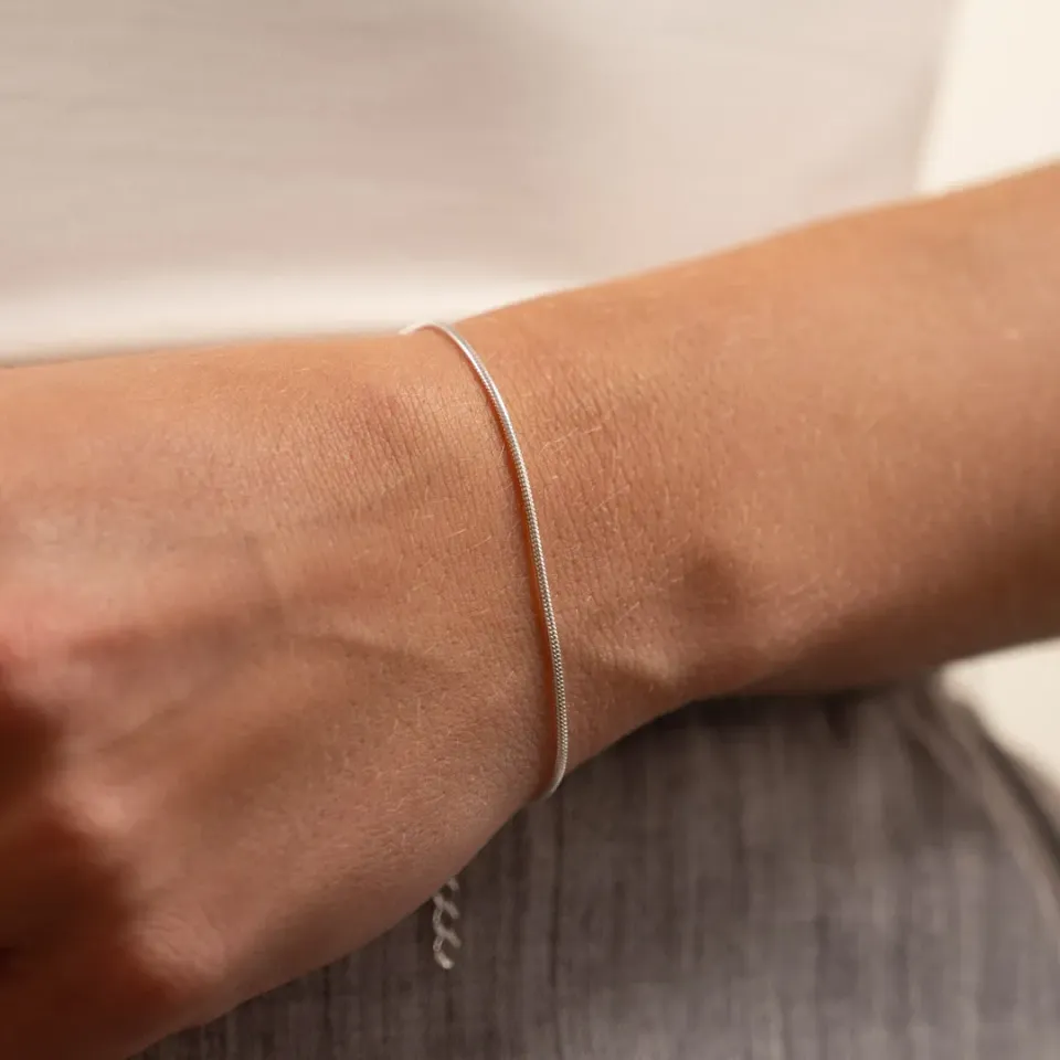 Sisi Copenhagen Cornelia armbånd sølv 15,5+4 cm
