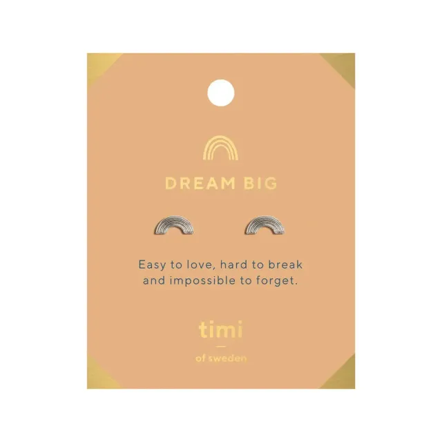 TIMI OF SWEDEN Dream Big Rainbow øreringe