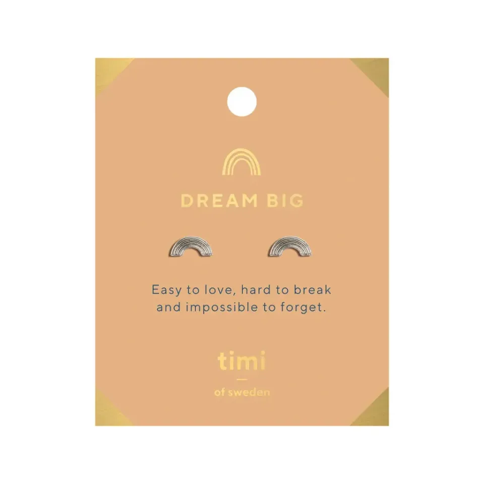 TIMI OF SWEDEN Dream Big Rainbow øreringe