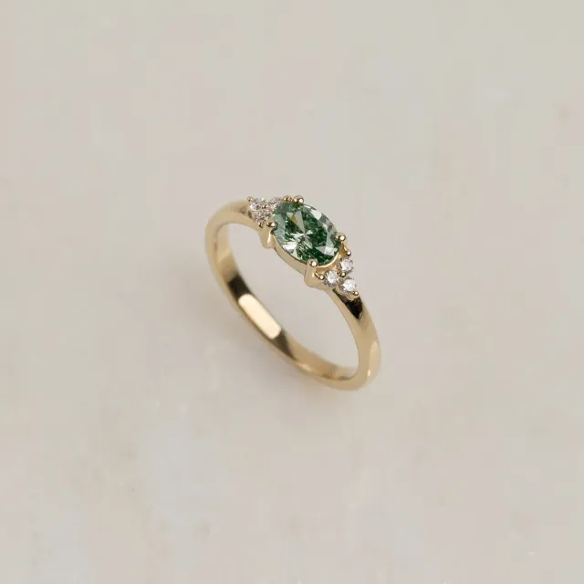 Sisi Copenhagen East to West 0.67 ct diamantring 14 kt guld