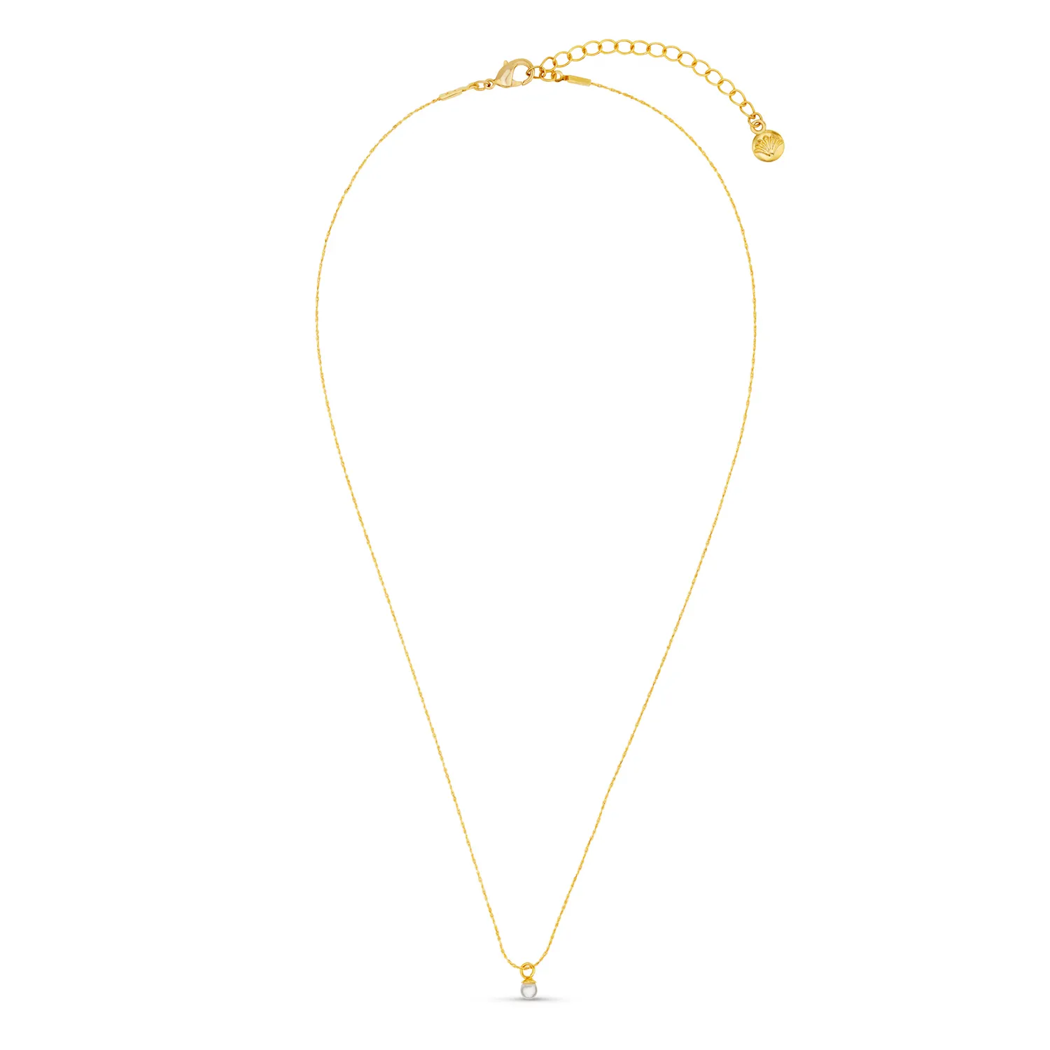 Orelia Fine Micro Pearl Collar halskæde guld perle