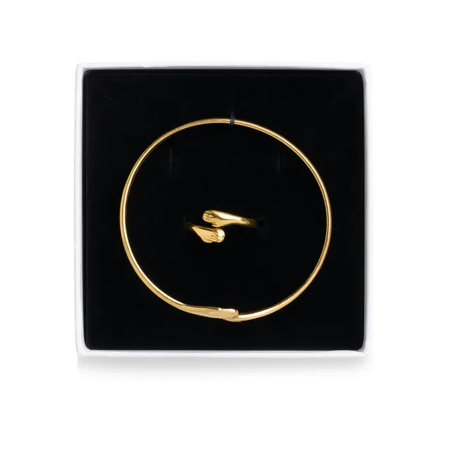TIMI OF SWEDEN Kara smykkesæt guld ring + armring