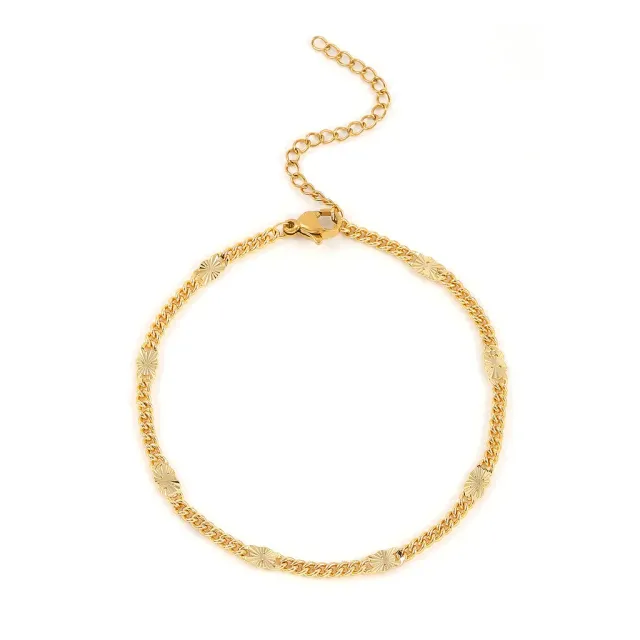 TIMI OF SWEDEN Sunday armbånd guld 16+5 cm forgyldt