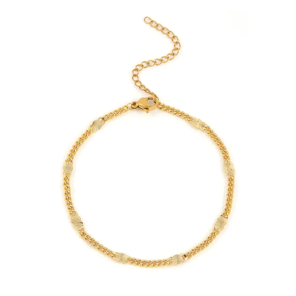 TIMI OF SWEDEN Sunday armbånd guld 16+5 cm forgyldt