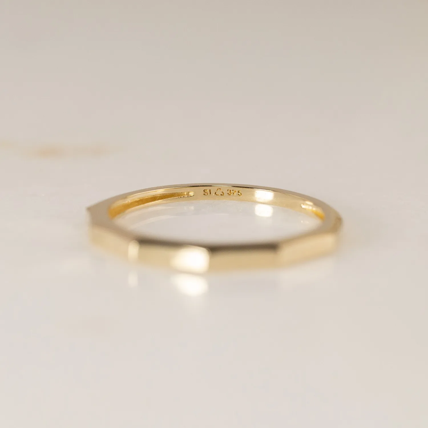 Sisi Copenhagen Diana massiv ring 9 kt guld