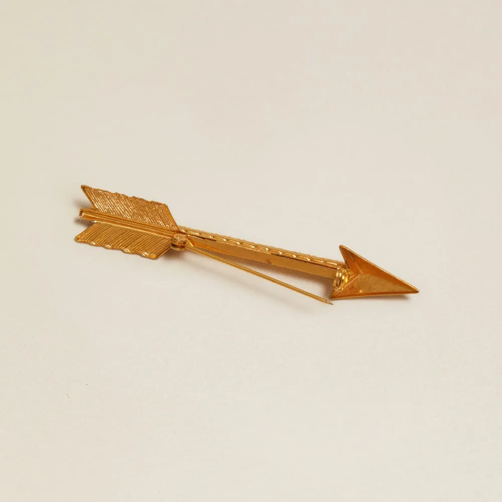 Orelia Vintage Crystal Arrow broche guld