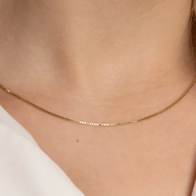 Sisi Copenhagen Venezia Solid Gold halskæde 14 kt 45 cm