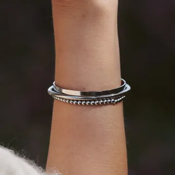 TIMI OF SWEDEN Majken armbånd kuglekæde rustfrit stål