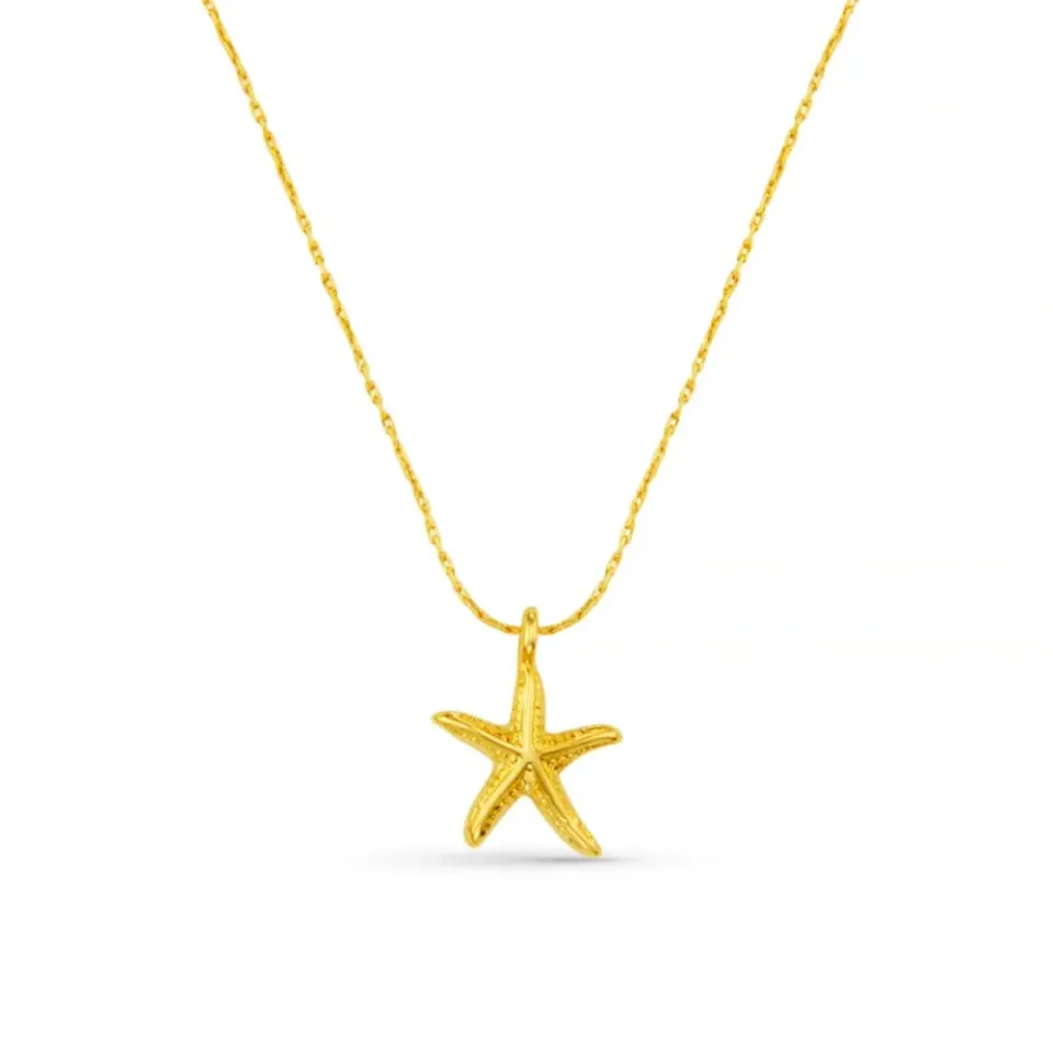Orelia Fine Starfish Collar halskæde guld choker